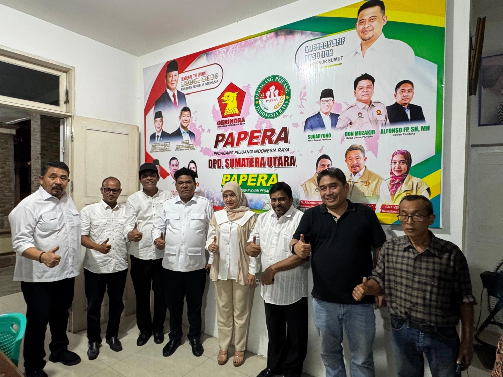 Acara pengukuhan H Suratman sebagai Ketua DPD Papera Sumut. [FTNews]